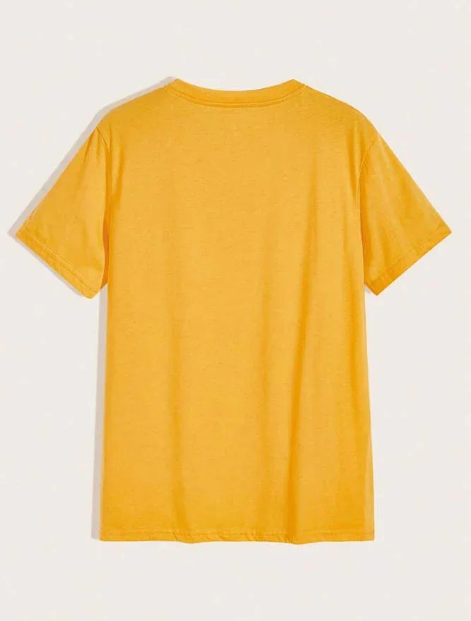 Men's Basic Solid Color T-Shirts.