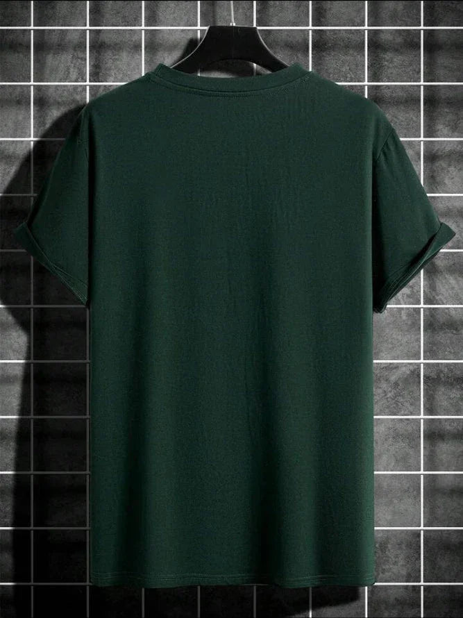 Men's Basic Solid Color T-Shirts.