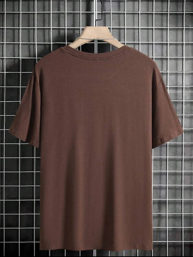 Men's Basic Solid Color T-Shirts.
