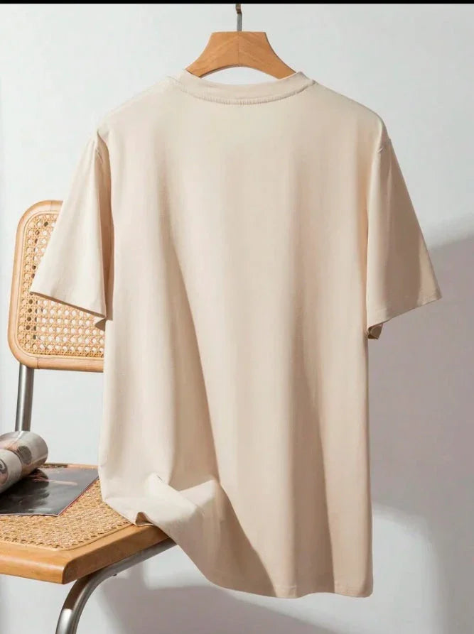 Men's Basic Solid Color T-Shirts.