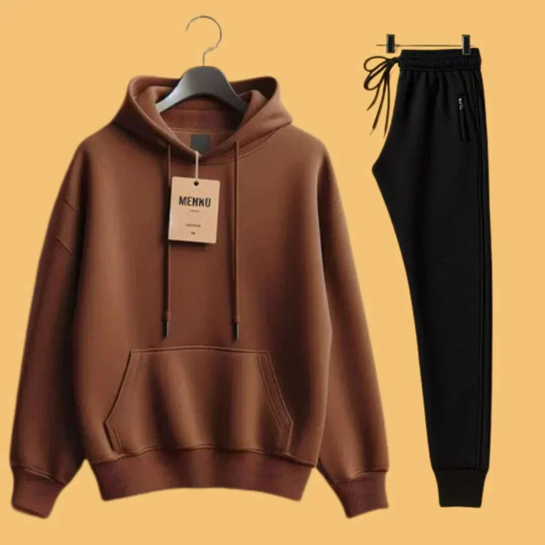 Fleece Hoodie with Trouser Set For Women’s