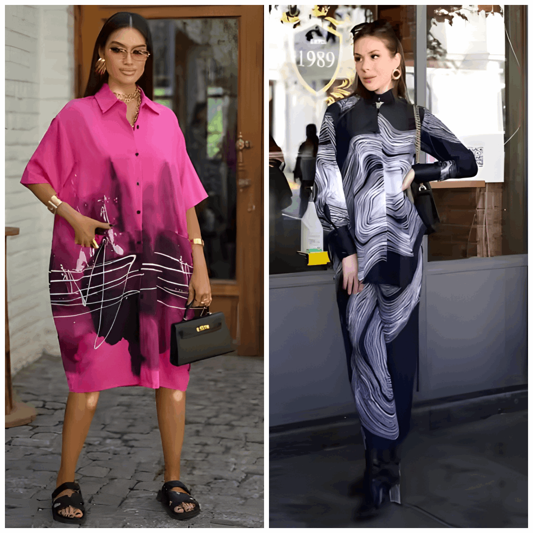 Buy 1 Get 1 Free - Chic Casual Floral Print Coord Two-Piece Set with Pants | Western Style Cotton Summer Suit 76398 (40% Off Super Summer Sale!