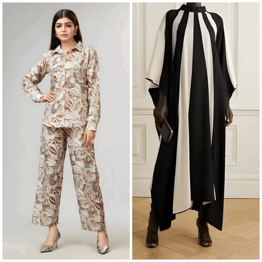 Buy 1 Get 1 Free - Chic Casual Floral Print Coord Two-Piece Set with Pants | Western Style Cotton Summer Suit 76388 (40% Off Super Summer Sale!